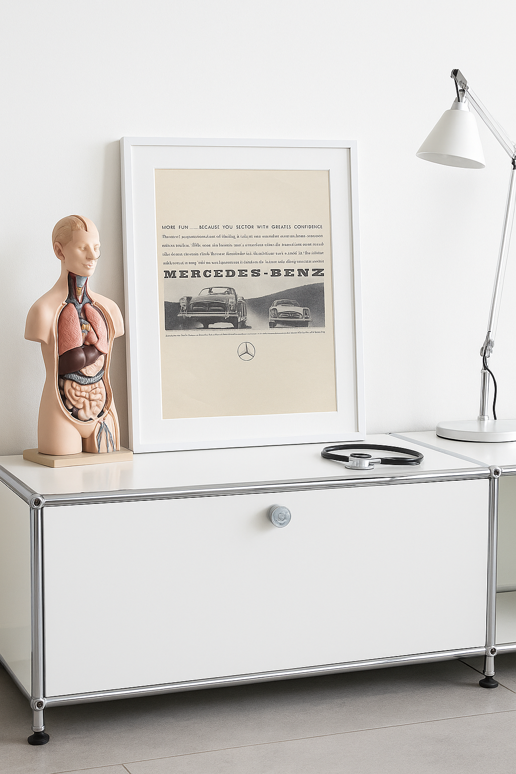 Mercedes-Benz 300 SL Roadster – Originalanzeige 1960 – archive.frame