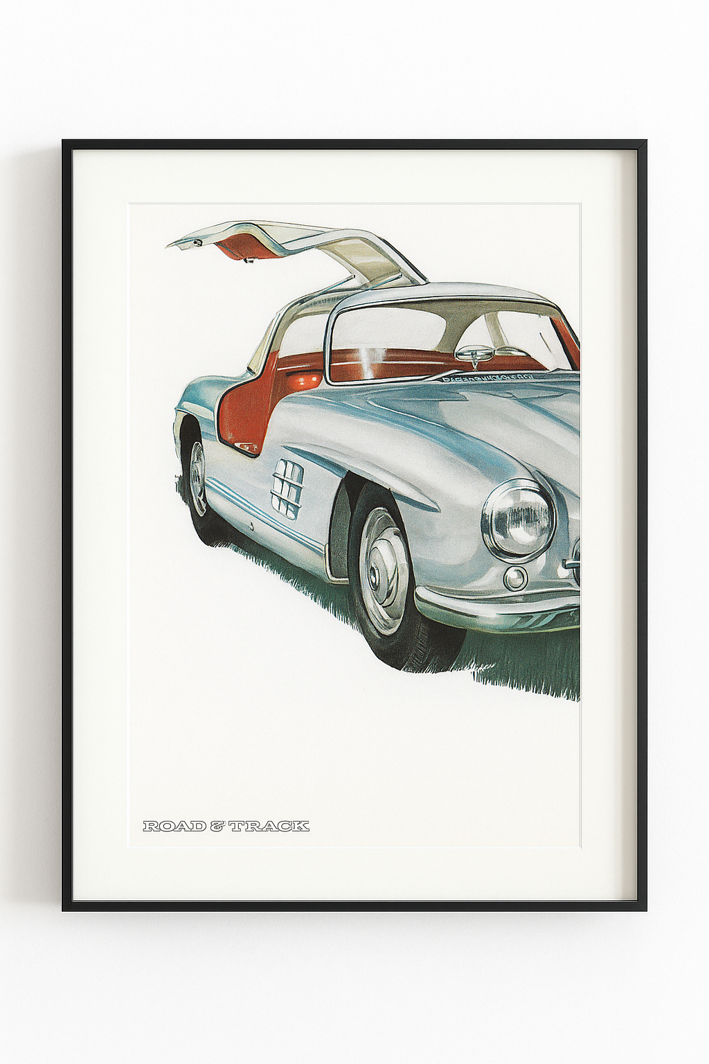 Mercedes-Benz 300 SL – Road & Track 1961 · Titelseite der Broschüre · signature.edition+