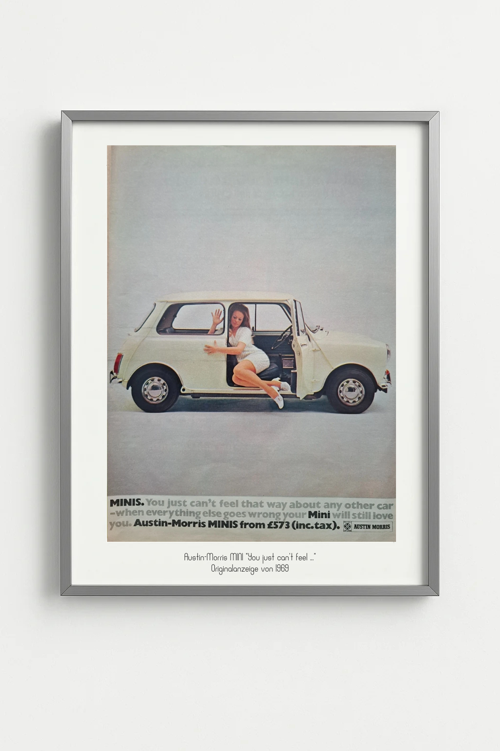 Austin-Morris MINI – Original Werbeanzeige von 1969