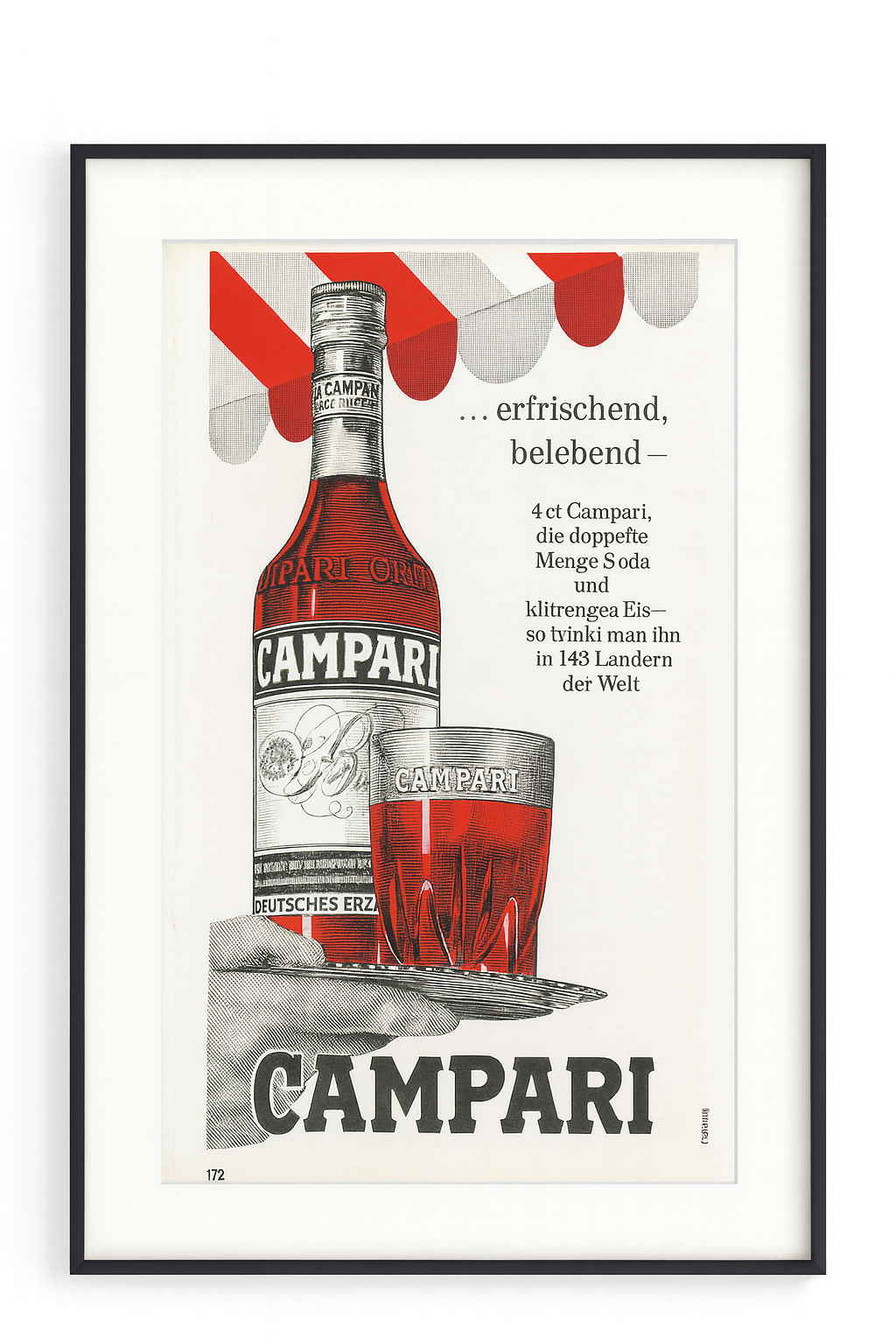 Campari – Originalanzeige 1968 – signature.edition – archive.frame