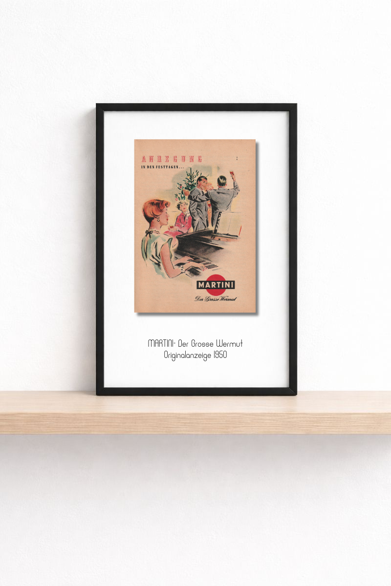 Martini · Der große Wermut · 1950 · Originalanzeige (mini.series 13 × 18)