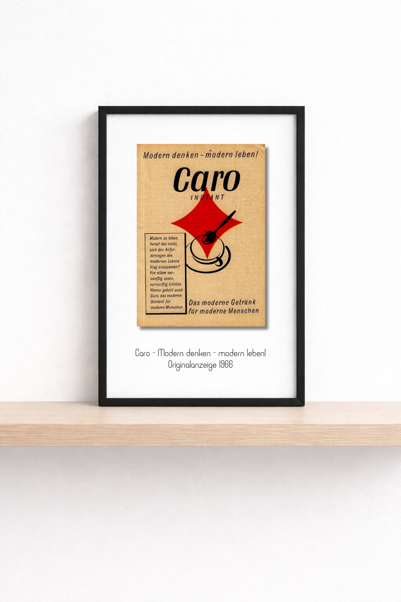 Caro · Modern denken – modern leben · 1966 · Originalanzeige (mini.series 13 × 18)